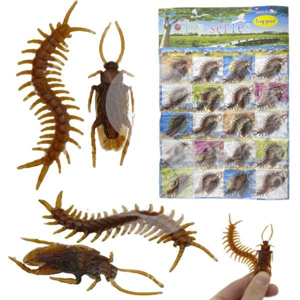 Резиновая игрушка Таракан и сороконожка 20 шт Киев - изображение 1