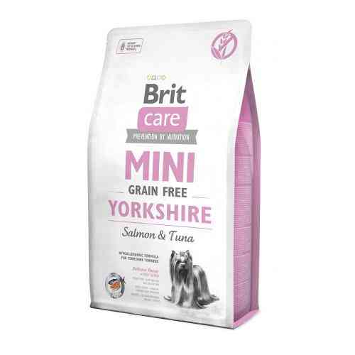 Корм сухой Brit Care Grain Free Mini Yorkshire для йоркширских терьеров с лососем и тунцем 2 кг Киев