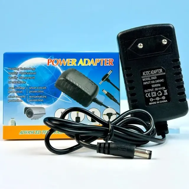 Блок питания адаптер к сети 9V 2A (5.5*2.5 MM) Коломия - фото 1