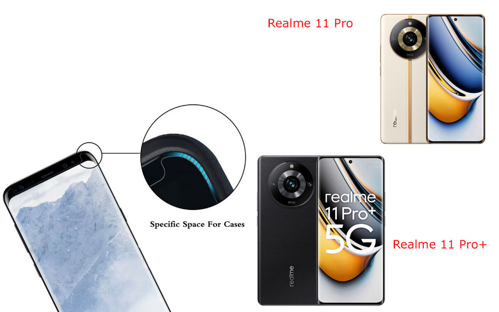 Захисне скло HyperGlass Pro для Realme 11 Pro, Realme 11 Pro+ – максимальна чутливість та захист Київ - фото 3