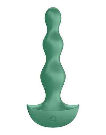 Анальний стимулятор-намистини з двома моторами Satisfyer Lolli-Plug 2 Green Sex Aura Київ