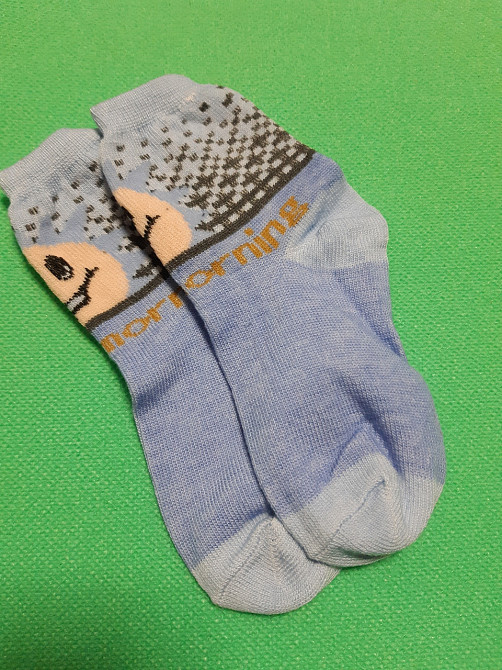 Шкарпетки дитячі блакитні - 7-13років, по устілці 16-20см Київ - фото 1