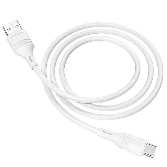Кабель BOROFONE BX43 USB to Type-C 3A, 1m, PVC, PVC connectors, White Київ