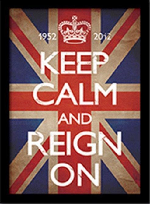 Постер у рамі Keep Calm and Reign On 30 х 40 см Ровно - изображение 1