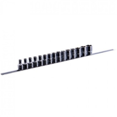 Набір головок Toptul 12-гранних на планці 1/2" 15од. 8-24мм (GAAQ1602U-12) Вінниця - фото 1