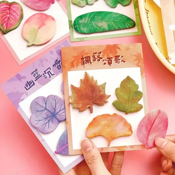 Набір стікерів «Листя та квіти» – 240 шт, 4 види декоративних наклейок Київ