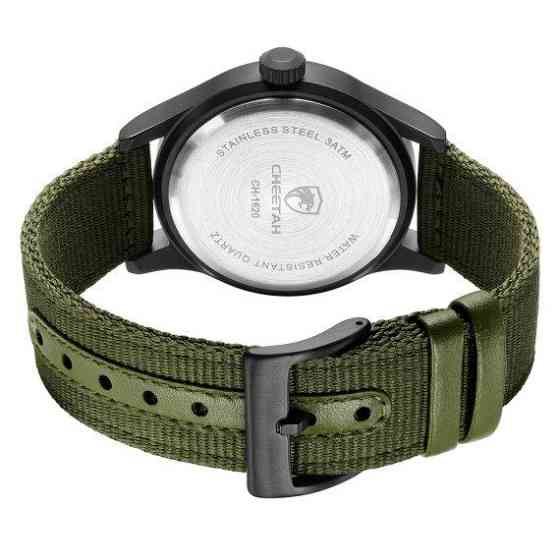 Чоловічий тактичний наручний годинник Cheetah Command (Зелений) Вінниця