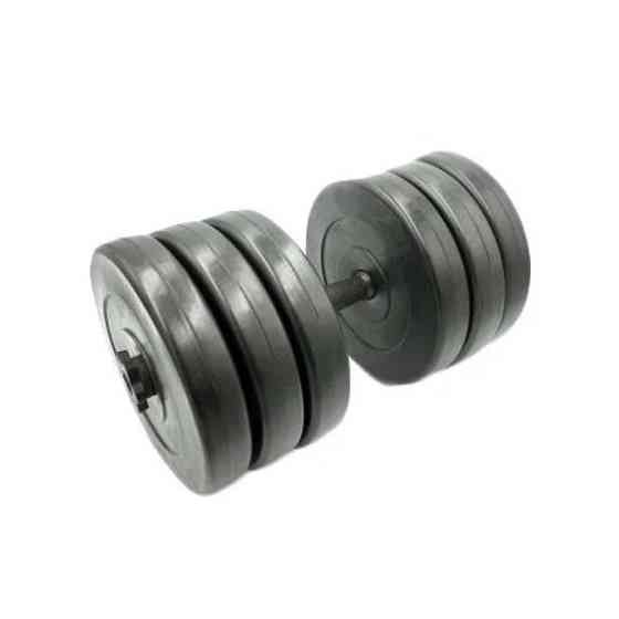 Гантель наборная композитная в пластиковой оболочке Rock pro 30,5 кг NE-PL-G-030 Винница