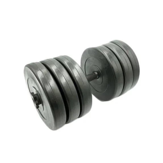 Гантель наборная композитная в пластиковой оболочке Rock pro 30,5 кг NE-PL-G-030 Винница - изображение 1