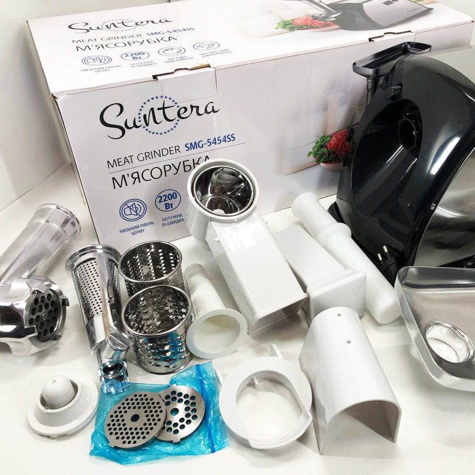 Електричні м'ясорубки для громадського харчування, Потужна м'ясорубка для домашнього використання XK-41 Львів - фото 17