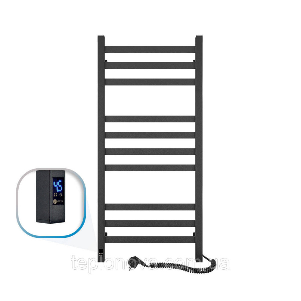 Сушарка для рушників Авангард 480х1000 Sensor права з таймером, чорний муар Чернівці - фото 1