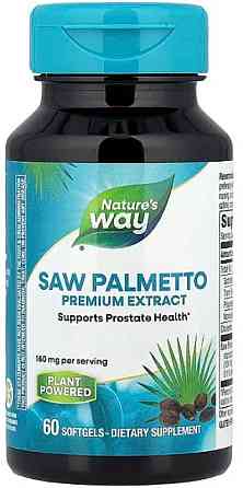 Со Пальметто (сереноя) Naturе's Way Saw Palmetto 160 мг 60 гел капс Киев