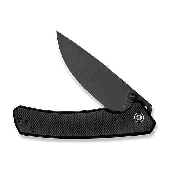 Ніж складаний туристичний Civivi Merit, (8.3 см) 14C28N / G10 чорний Київ