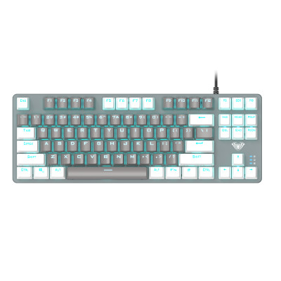 Клавіатура Aula F3287 Keycap KRGD Blue USB UA White/Grey (6948391240688) Вінниця - фото 1