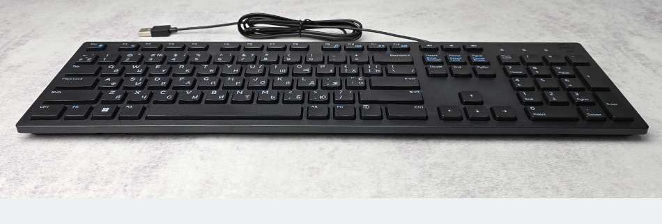 Клавиатура мультимедийная usb Dell kb216-bk-uke Новая. Харьков - изображение 1