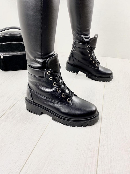 Черевики жіночі ARLEN чорні натуральна шкіра зима 37р. (2831) Коломыя - изображение 6