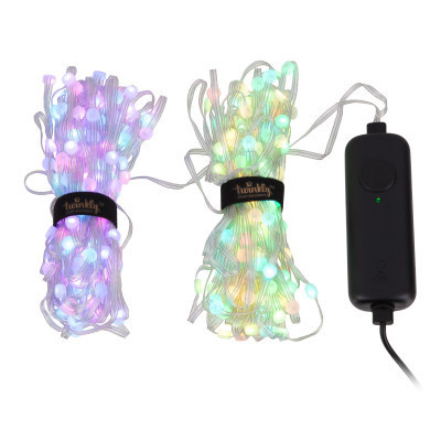 Гирлянда Twinkly Smart LED Dots Lights RGB 400 Gen II, IP44, 20м, прозрачный (TWD400STP-TEU) Винница - изображение 1