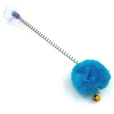 Игрушка для кошек Hippie Pet Мячик на присоске синий 23 см (HIPCT2304089M) Винница