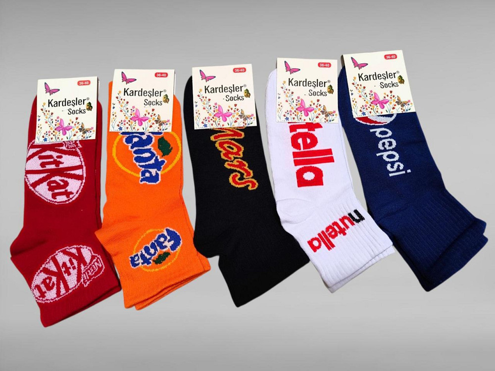 Прикольні шкарпетки в наборі з 10шт. Kardesler Socks. Розмір 36-40 Київ - фото 5
