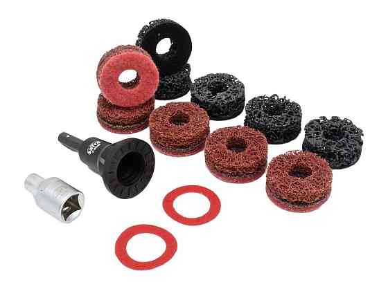 Набір насадок для чищення шпильок маточини 14 од. SATRA S-WH38R Чернігів