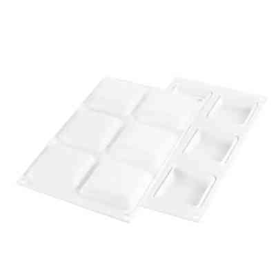 Форма для выпечки Silikomart "квадрат" 67x67 h15 мм (60 мл x 6) (DECOR SQUARE 60) Винница