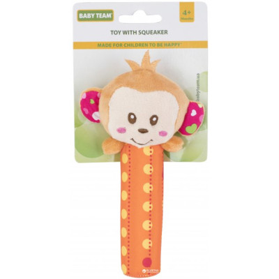 Брязкальце Baby Team з пищалкою Мавпочка (8500 Мавпочка) Вінниця - фото 1
