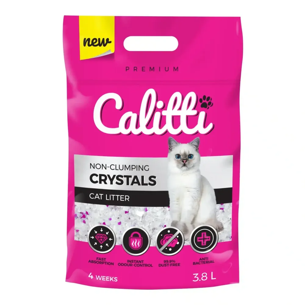 Силікагелевий наповнювач для котячого туалету Calitti Crystals 3.8 л Вінниця - фото 3