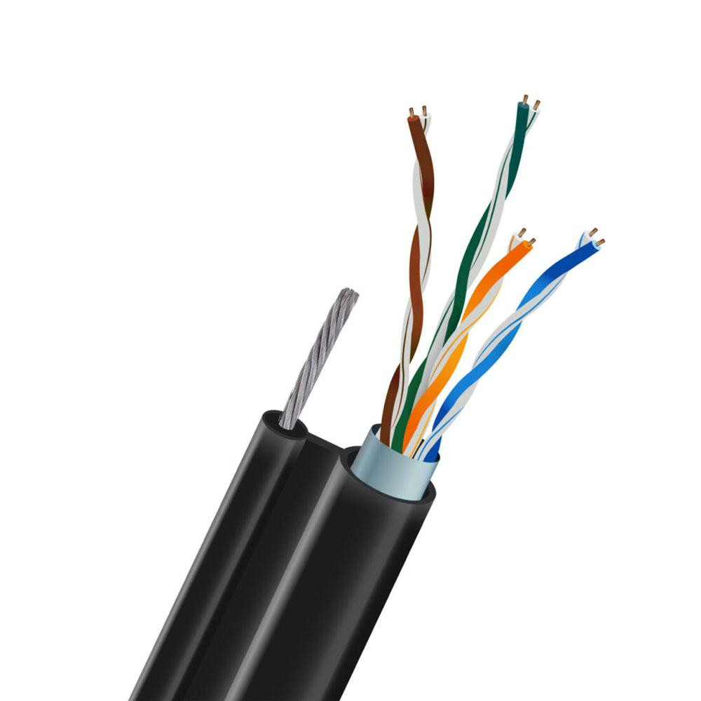 Кабель вита пара FTP CAT5E CU 0.5 LDPE Outdoor багатожильний дріт 7x0.45mm Kraft 305m (33-00054) Киев - изображение 1