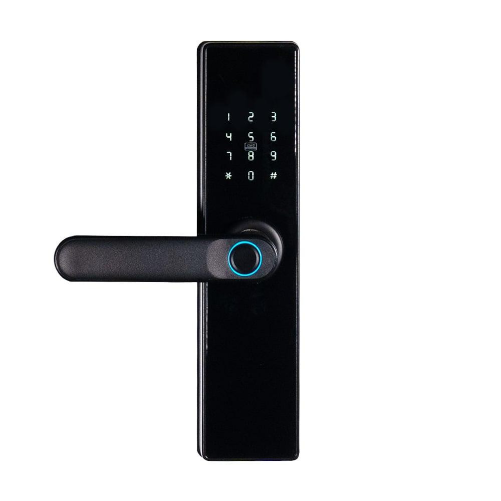 Замок біометричний автономний Trinix TRL-5402BTF Black з Bluetooth, зчитувачем відбитків пальців і карт Mifare (65-00071) Киев - изображение 1