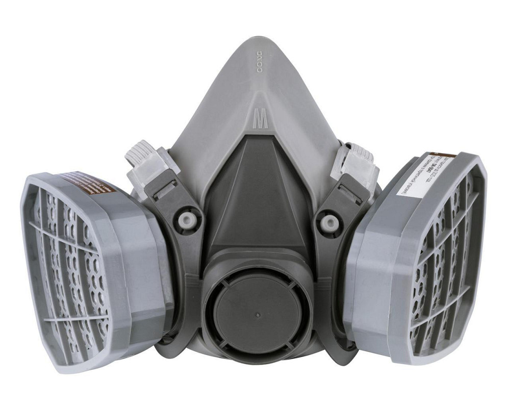 Респиратор с двумя химическими фильтрами (аналог 3М 6000) размер М Полтава - изображение 1