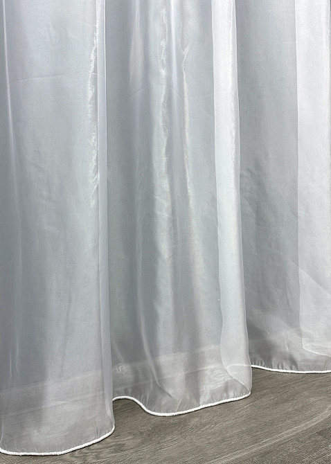 Тюль VR-Textil 009т Органза однотонная Белый 300х270 см (42-0802) Киев - изображение 8