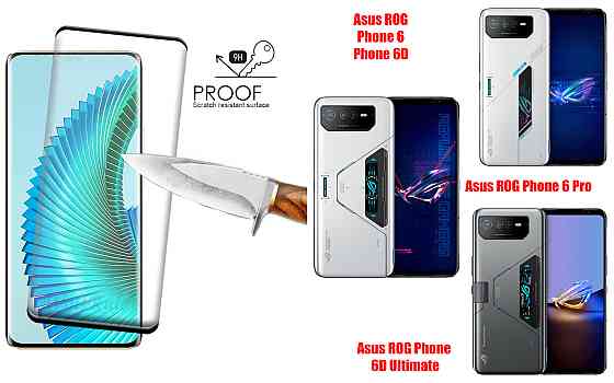 Захисне скло HyperGlass Pro для Asus ROG Phone 6, 6D, 6 Pro, 6D Ultimate – максимальна чутливість та захист Київ