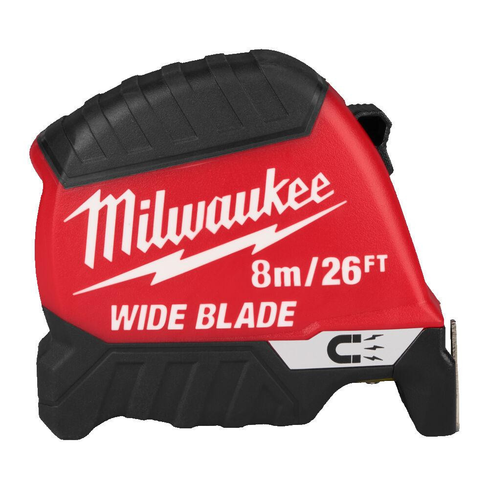 Рулетка магнітна WIDE BLADE MAGNETIC MILWAUKEE (Gen2), (полотно 35мм), 8м/26фт Одесса - изображение 1