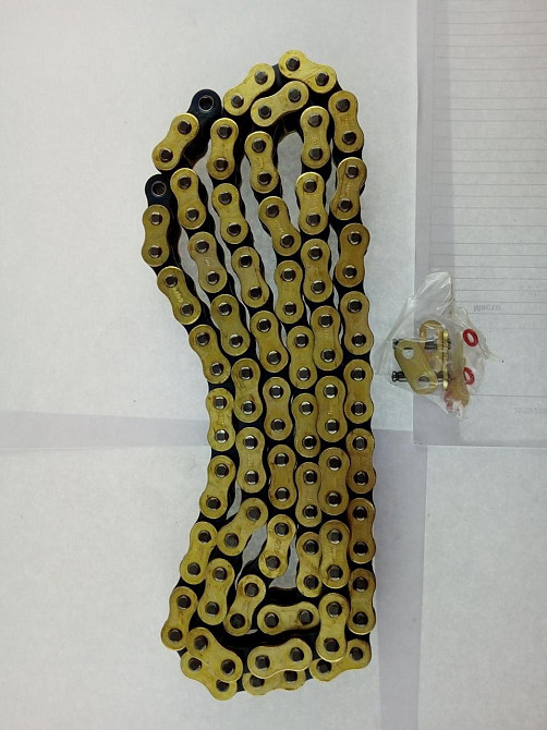 Ланцюг  428HV-112L O-Ring мотоцикл Мінськ, мотоцикл Схід (жовта, сальникова) Мукачево - фото 1