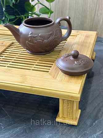 Чайник заварювальний ісинська глина 500 мл "Фенікс та Дракон" світлий Т2576 Київ