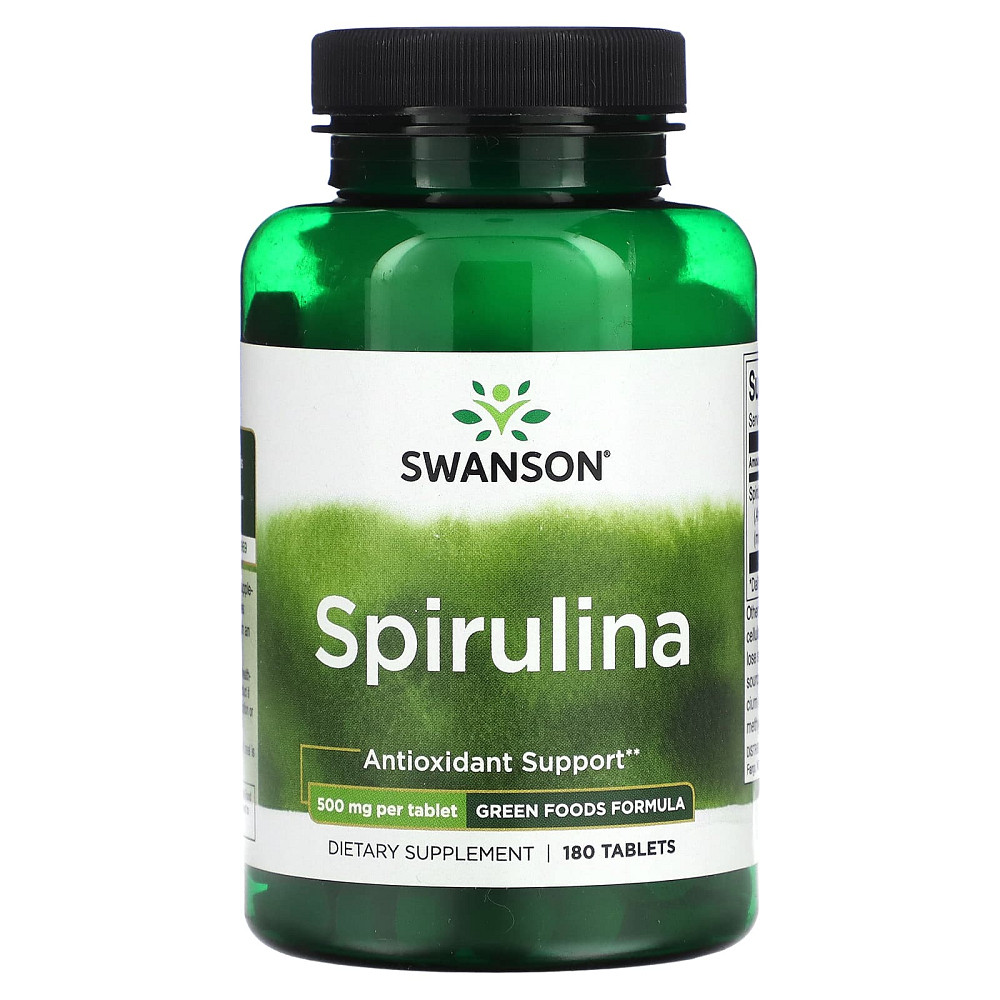 Спирулина (Spirulina) 500 мг 180 таблеток Киев - изображение 1