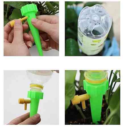 Капельный полив для растений, 10 насадок для бутылок Киев