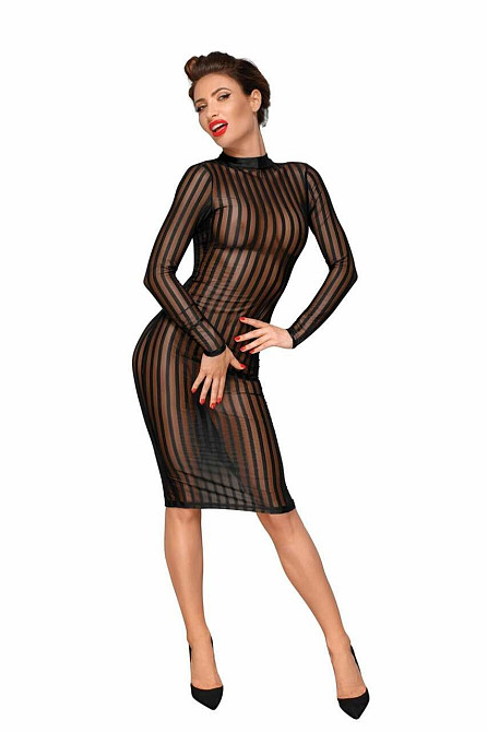 Сукня з мокрим ефектом Noir Handmade F182 Classic dress made of elastic tulle, L Sex Aura Київ - фото 3