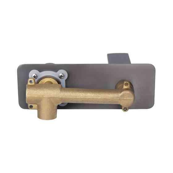 Змішувач для раковини Qtap Slavonice прихованого монтажу QTSLA273GMB45920 Gunmetal Black PVD графіт Київ