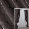 Комплект готових штор VR-Textil Льон Савана № 687ш Венге 100х270 см 2 шт (31-108)