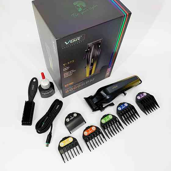 Машинка для стрижки з насадками бездротова VGR V-273, Машинка для окантовки акумуляторна XP-40 Івано-Франківськ