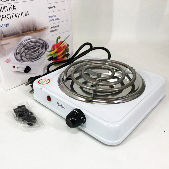 Комфорочна електроплита Suntera SP-1910 1000 Вт, Одноконфорочна DY-995 індукційна електроплита Київ - фото 4