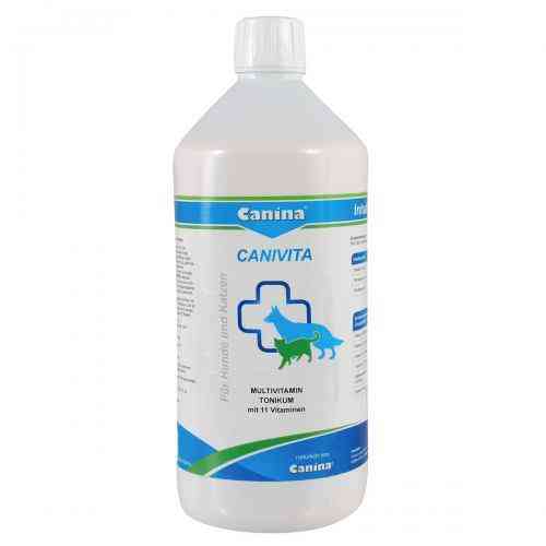 Вітамінізований тонік Canina Canivita для котів та собак, зі швидким ефектом, універсальний, 1 л Вінниця