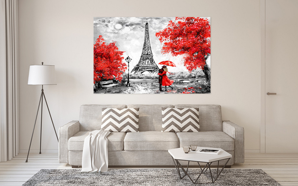 Картина холст у вітальню / спальню Закохана пара     MLP_10  ( 60х30см ) 50x100 см Київ - фото 2