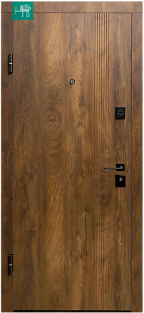 Двері вхідні Міністерство дверей ПБ-262 Спир коньячний/Спил медовий 960х2050 мм Київ