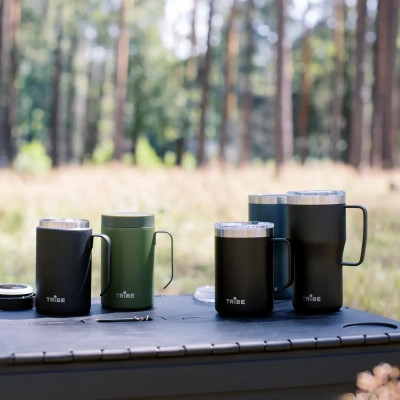 Термокружка Tribe Travel Mug 600 мл black (T-FA-0034-black) Вінниця - фото 3