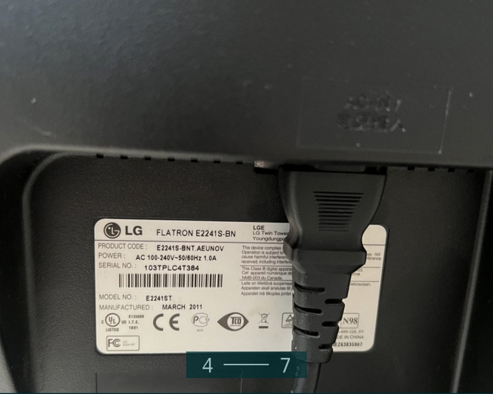 Монітор LG Flatron E2241S- BN Харків - фото 7