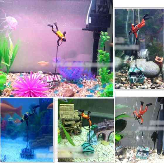 Водолаз декор для акваріума різнобарвний Київ