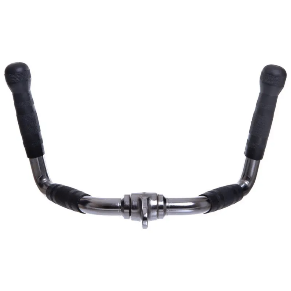 Ручка для тяги York Fitness багатофункціональна з гумовими рукоятками, хром Киев - изображение 5