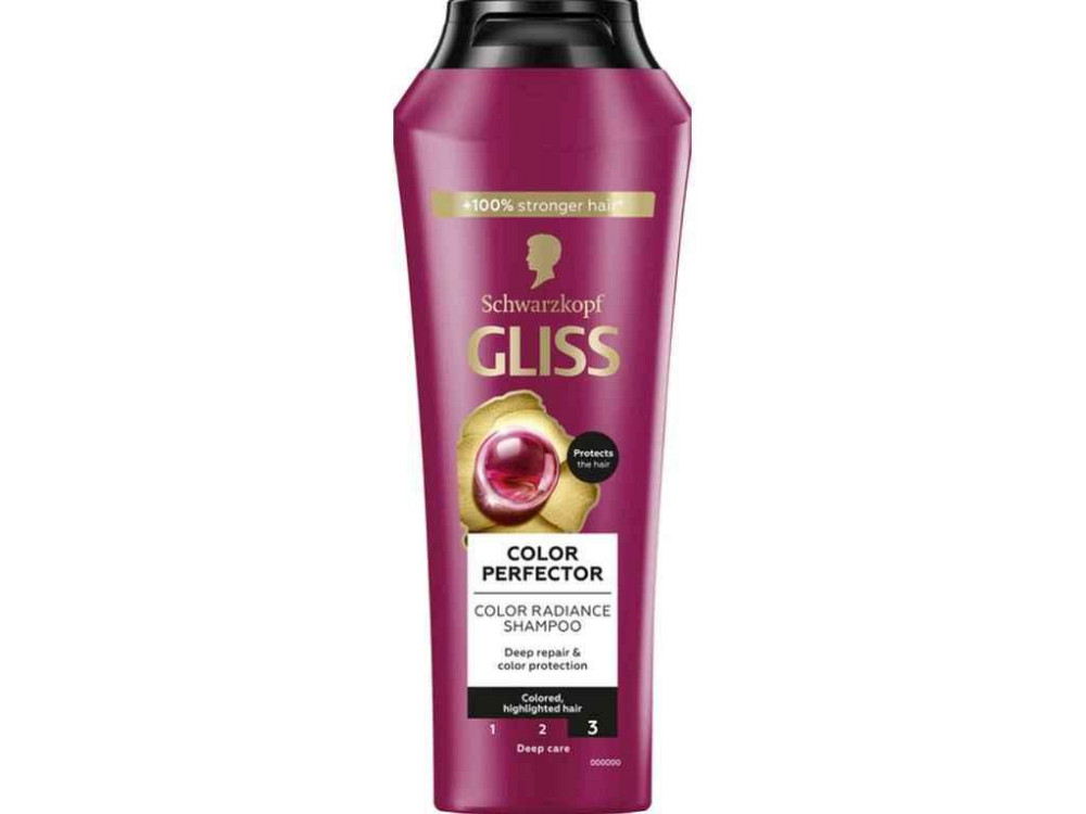 Шампунь Color Perfector д/фарбованого та вибіленого волосся 400мл ТМ Gliss Київ - фото 1